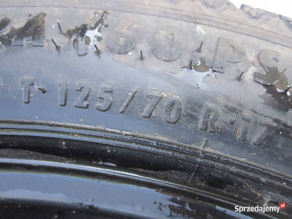 OPEL INSIGNIA koło dojazdowe 1257017 98M 5x120 Koła dojazdowe świętokrzyskie Kielce