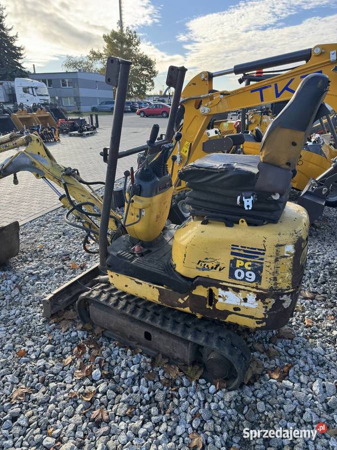 Minikoparka KOMATSU PC 091 nie Maszyny budowlane