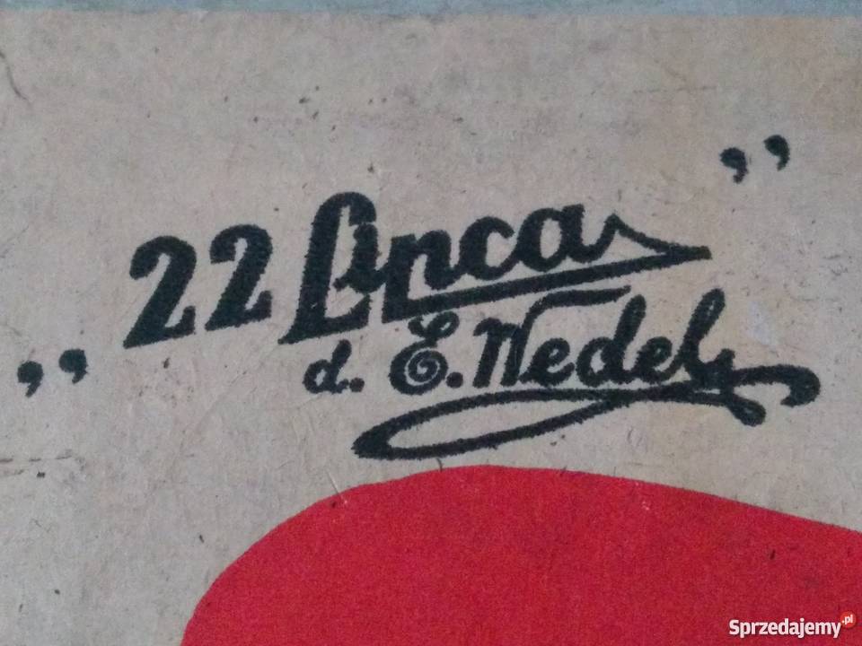 stare pudełka czekoladkach WEDEL GOPLANA SPOŁEM Warszawa