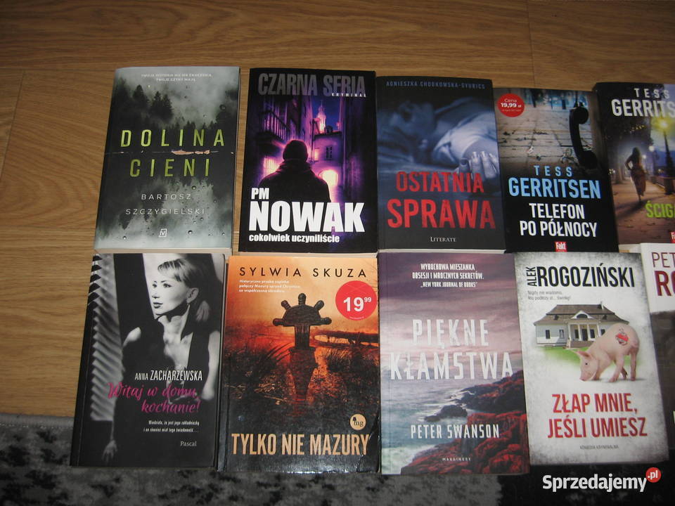 Thrillery psychologiczne kryminały bonus Zestaw Olsztyn