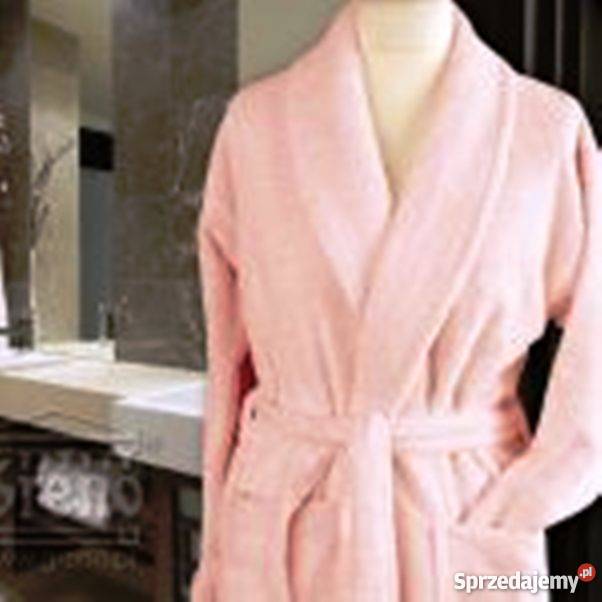 Szlafrok szalowy frote czysta bawełna Warszawa