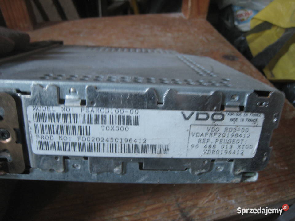 Radio oryginalne Citroen Peugeot VDO 206 307 407 Kraków sprzedam