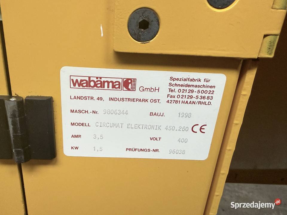 Krajalnica do chleba Wabama Circumat Elektronik Skierniewice