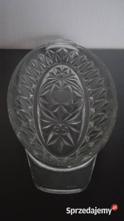 Półmisek rivierka stare szkło PRL sygnatura podlaskie Warpechy Stare