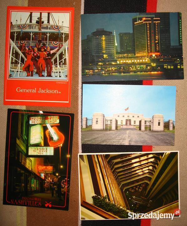 Pocztówki z USA Nashville Fort Knox Louisville pomorskie Kępice