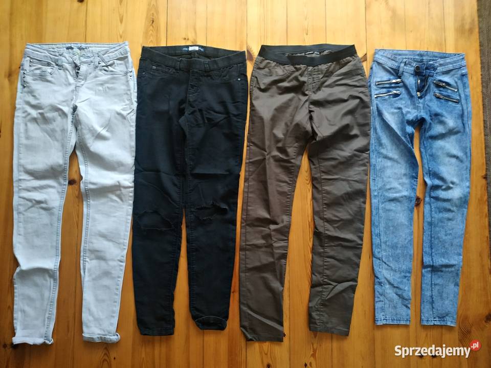 Spodnie jeansowe 36 damskie 20par2koszule Konin sprzedam