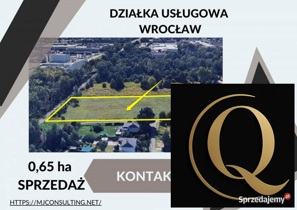 Grunt Wrocław 6329m2 asfalt dolnośląskie