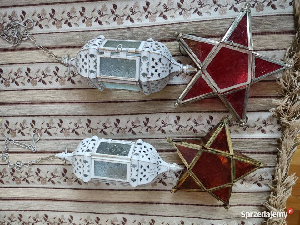 latarnie świeczniki 4 sztuki Gorzów Wielkopolski sprzedam