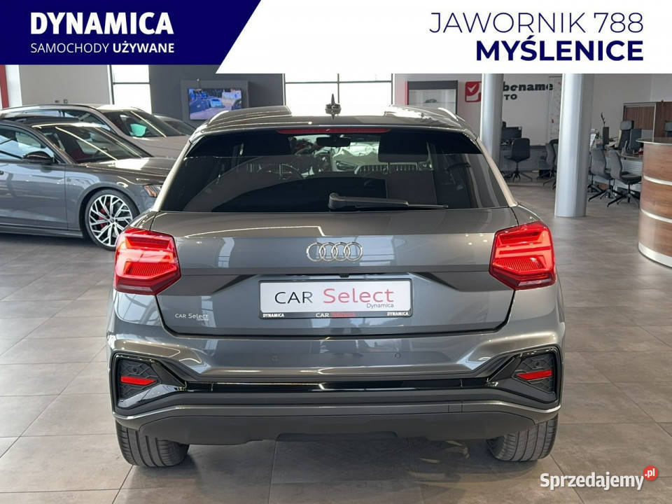 Audi Q2 VAT 23 Sline 35TFSI 150 Stronic 2023 r kurtyny powietrzne Myślenice