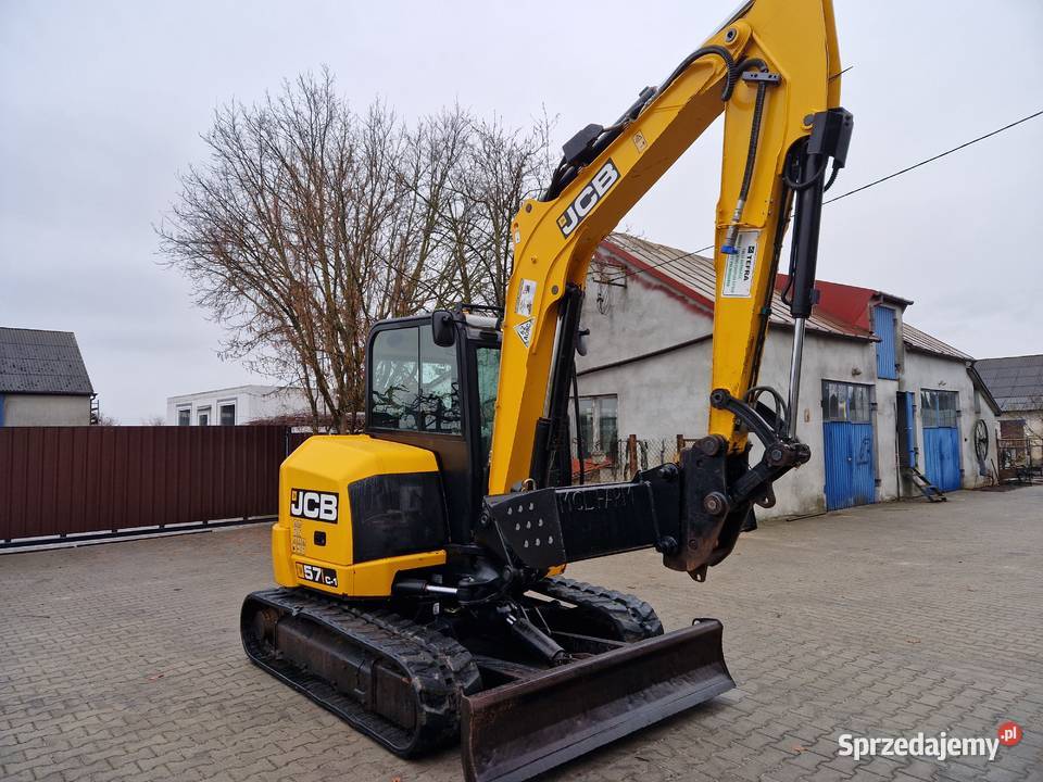 Minikoparka JCB 57c1 2016r 55 tony hydrauliczne Koparki lubelskie Ryżki
