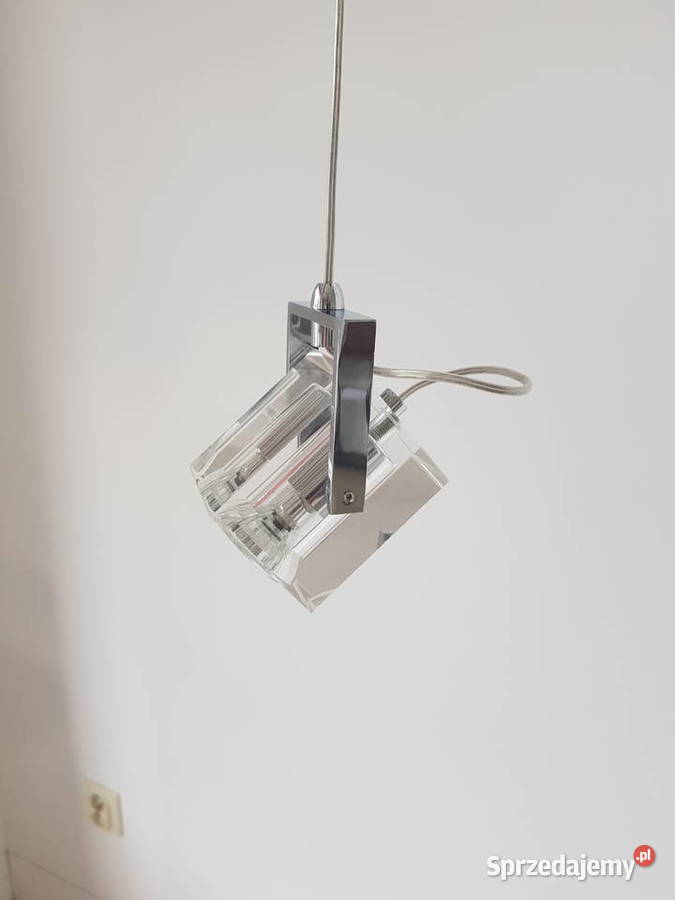 Lampa wisząca KOSTKA szkło 1x50W GU10 regulowana sprzedam