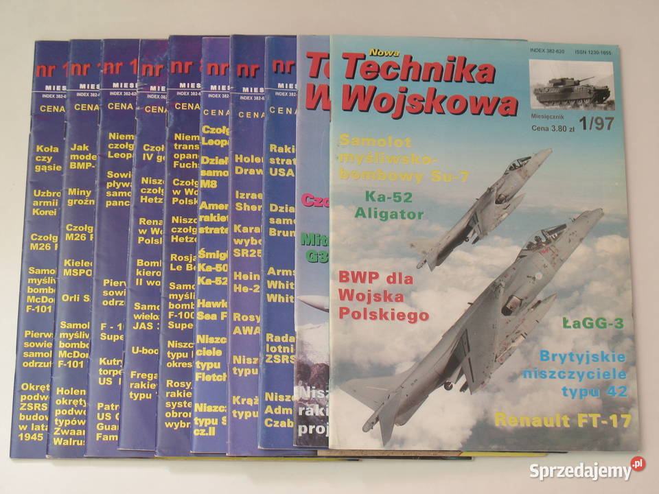 Technika Wojskowa 12 46 i 812 rocznik 1997 Kraków