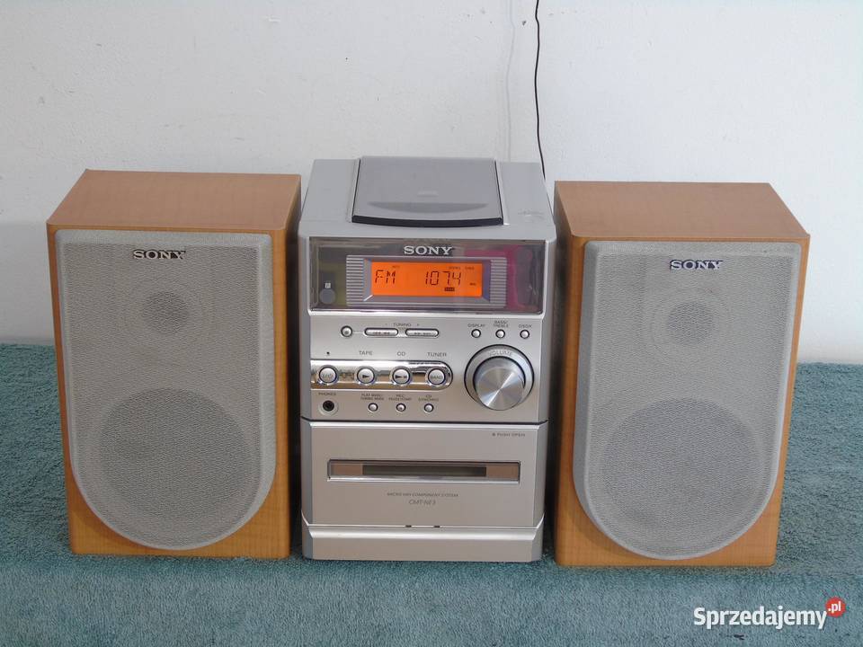 Wieża Sony kolumny radio ładna DOSTAWA