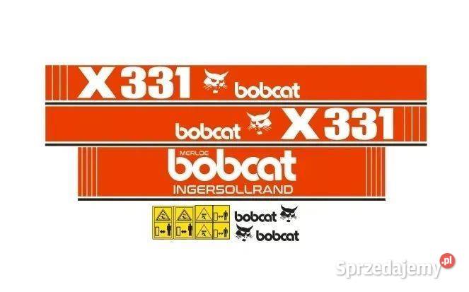 Naklejki oklejenie BOBCAT X331 Zamiennik mazowieckie