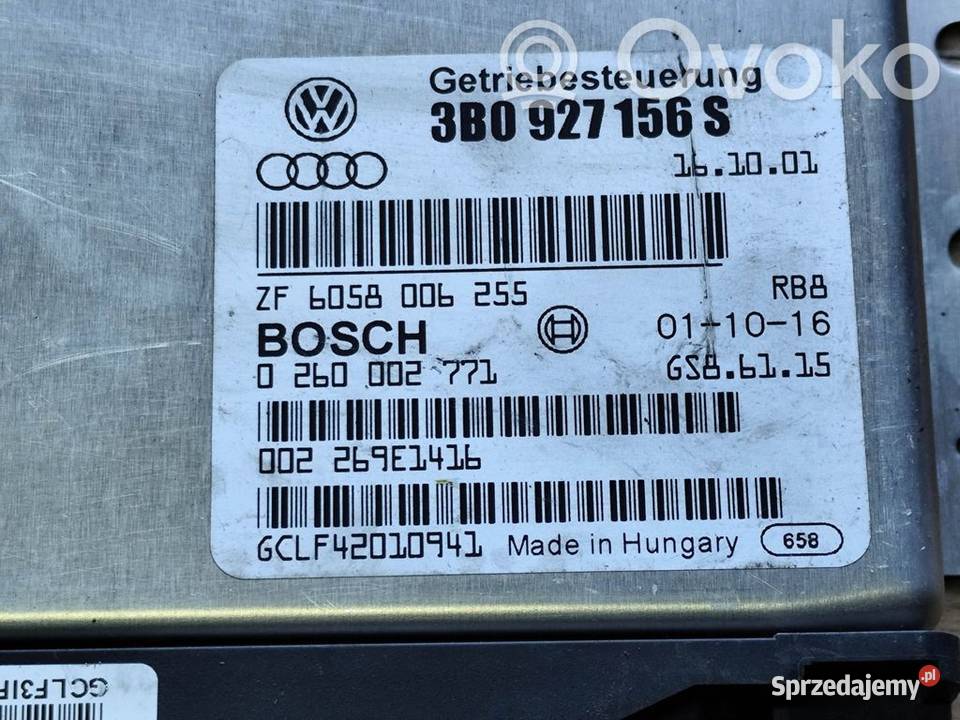 VW PASSAT B5 TIGUAN Skoda SUPERB STEROWNIK MODUŁ