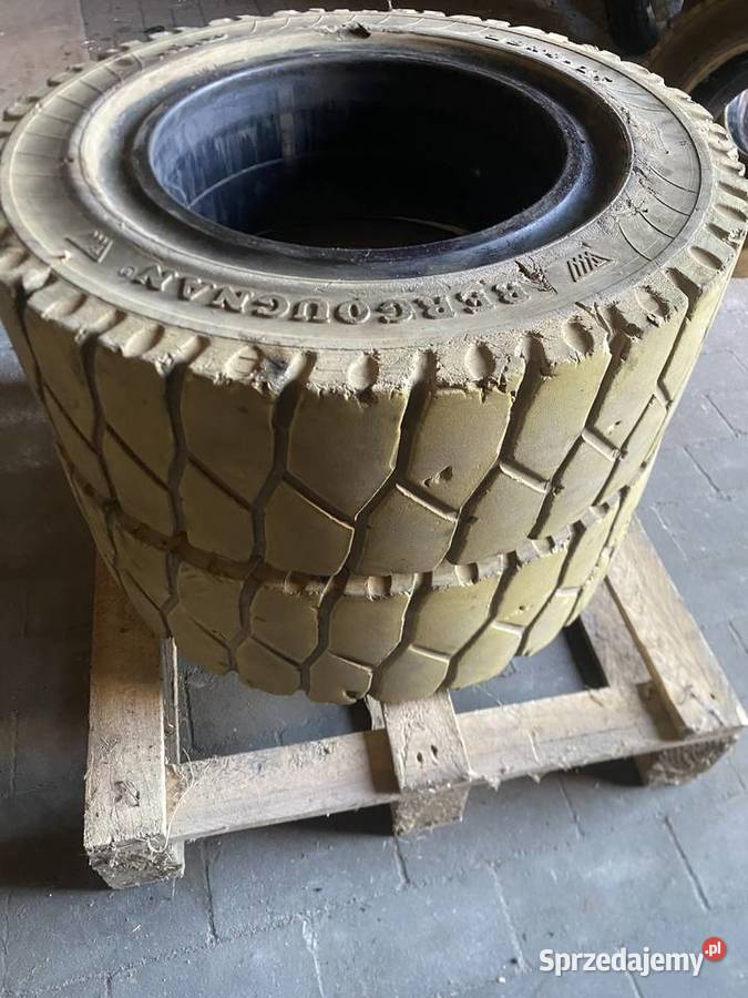 Opony bergougnan do wózka widłowego 28x9x15 i pomorskie Karsin sprzedam