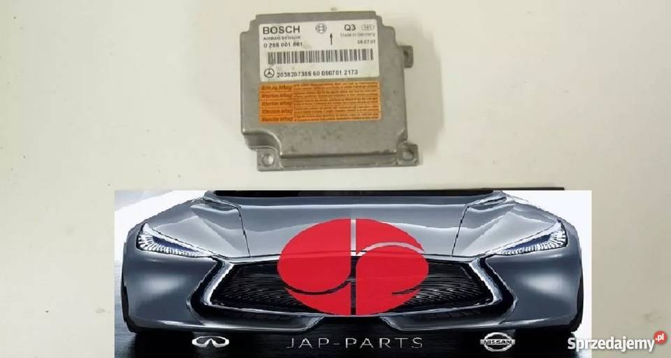 SENSOR PODUSZEK AIRBAG MERCEDES C KL W203 28 USA Pozostałe Nowy Tomyśl