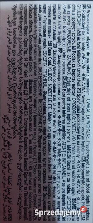 Wzmacniająca odżywka do paznokci z minerałami Zdrowie i Uroda Piaseczno