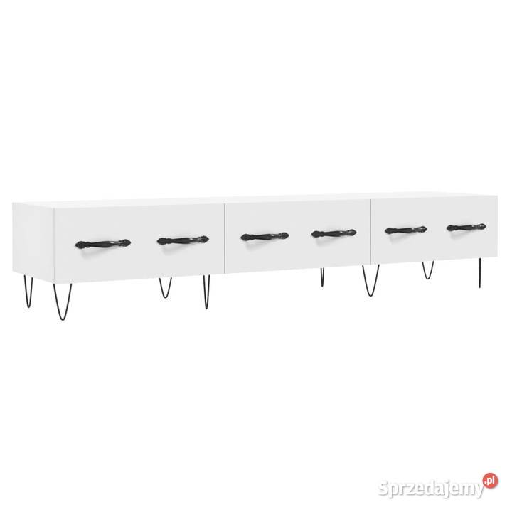 Szafka pod TV biała 150x36x30 materiał mazowieckie Warszawa