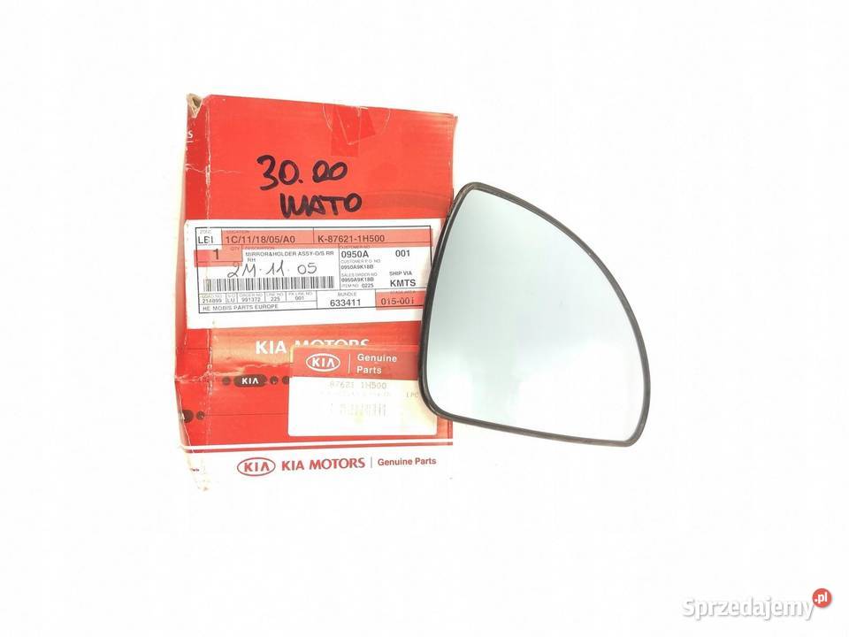 WKŁAD LUSTERKA PRAWEGO KIA CEED 20062009 ORI OE sprzedam