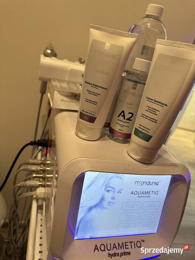 Oczyszczanie wodorowe Monduniq Wyposażenie salonów Toruń sprzedam