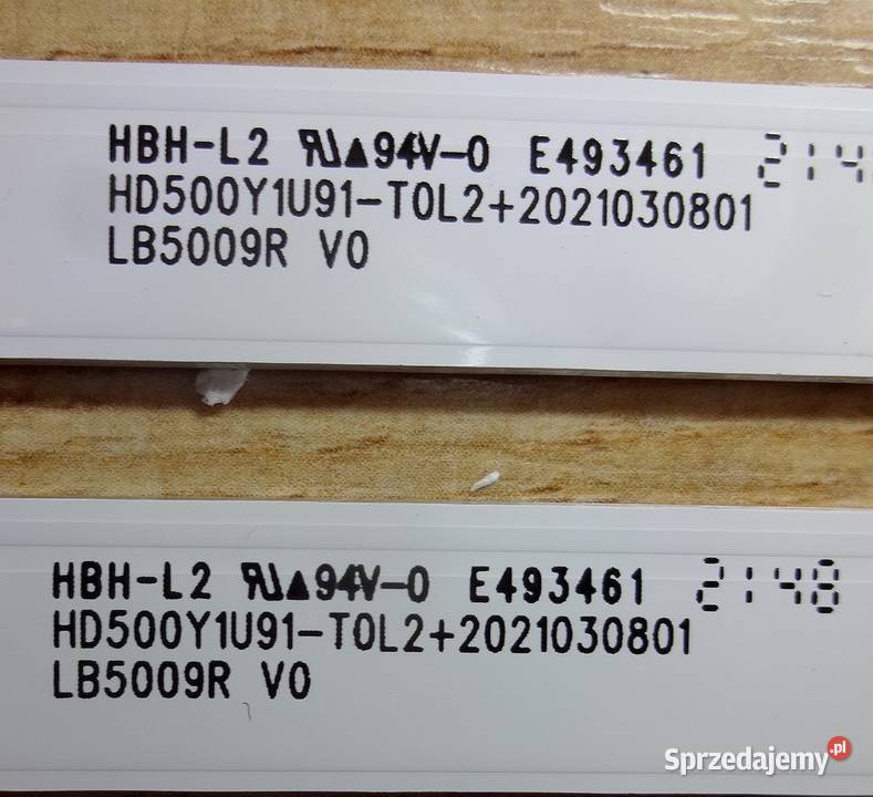 Hisense 50A53 podświetlenie LED 4 listwy LED Szczecin
