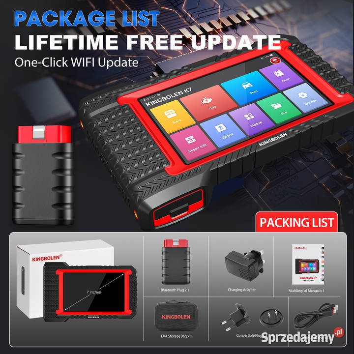 KINGBOLEN K7 Dożywotnia Aktualizacja Interfejs