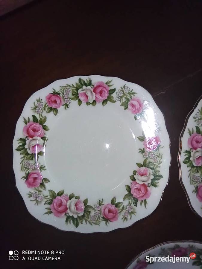 Filiżanka z talerzykiem deserowymColclough Made pomorskie Gdańsk