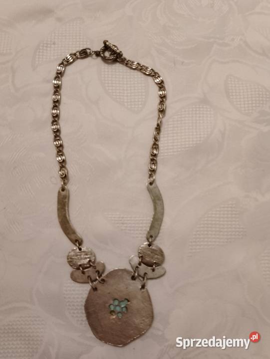 WISIOR metalowy w stylu etnicznym turkusowe Oborniki