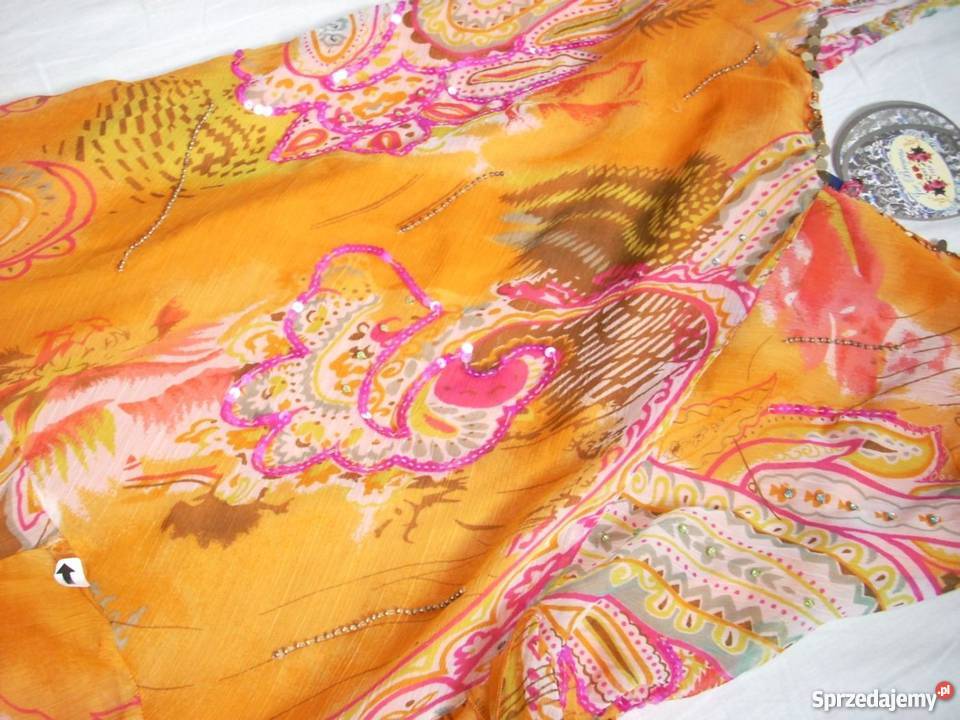 SUKIENKA zwiewna elegancka wesele NOWA 46 XXL Nowy Sącz