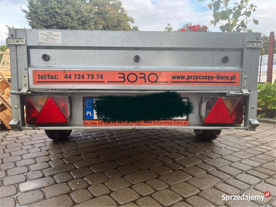 Przyczepka lekka Boro B1 DMC 750 Do samochodów osobowych Osieczna