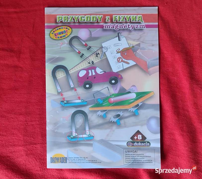 Przygody z fizyką magnetyzm Zestaw edukacyjny pomorskie Gdańsk sprzedam