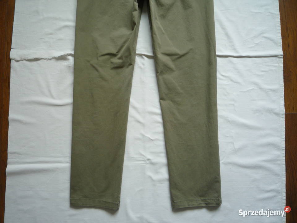 Reserved 38M Spodnie chino chinosy zielone khaki Szczecin