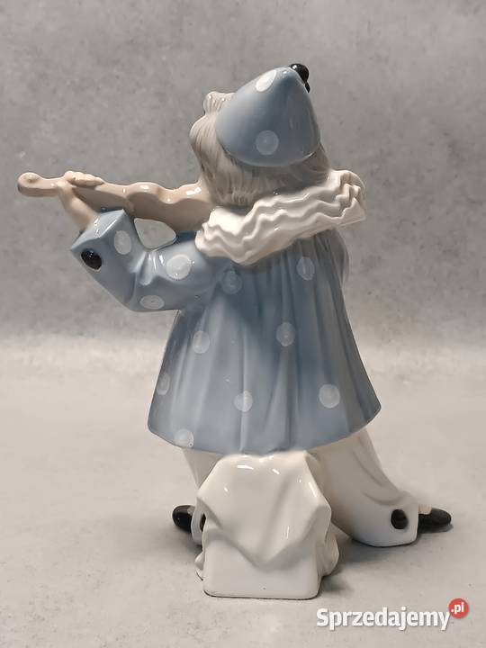 TENGRA Porcelanowy Klaun Pierrot grający na Gdańsk sprzedam