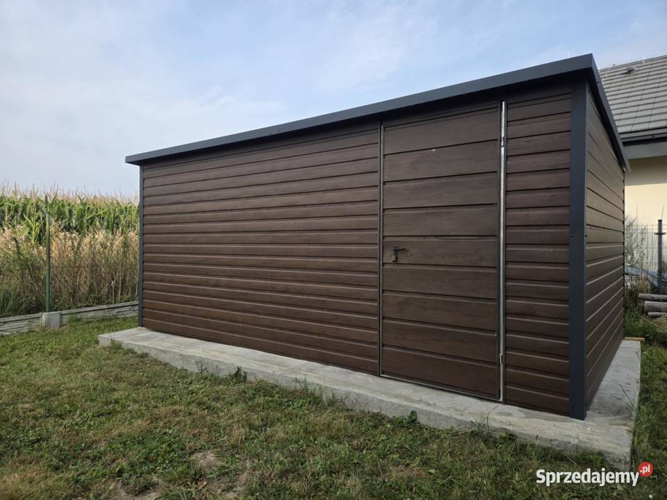 Domek ogrodowy narzędziowy 53 Ciemny Orzech