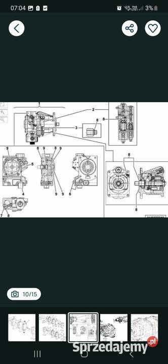 Pompa hydrauliczna Deutz TTVCase Maxx 5120 5130 Sobolew