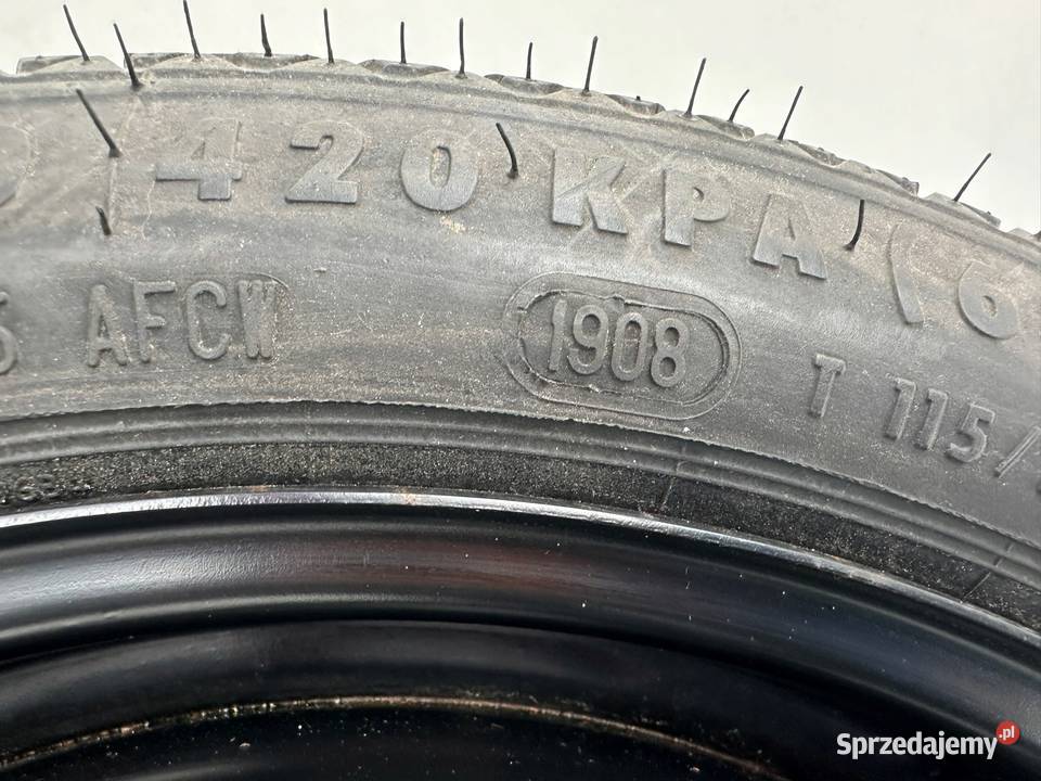 KOŁO ZAPASOWE DOJAZDOWE Opel Vectra C Astra H lubelskie Rudka