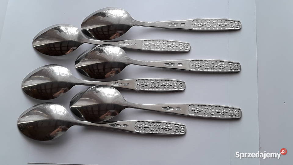 Łyżki obiadowe 4 wz KASZUBSKI Gerlach sztućce śląskie Dąbrowa Górnicza