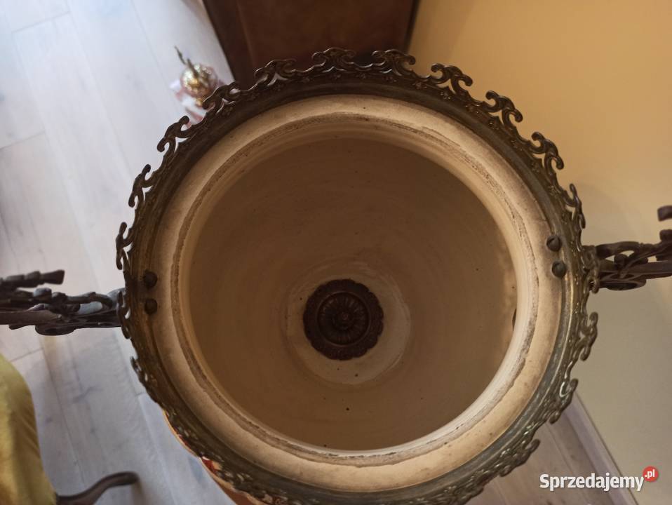 Waza Brąz Japonia Porcelana i szkło Budzyń