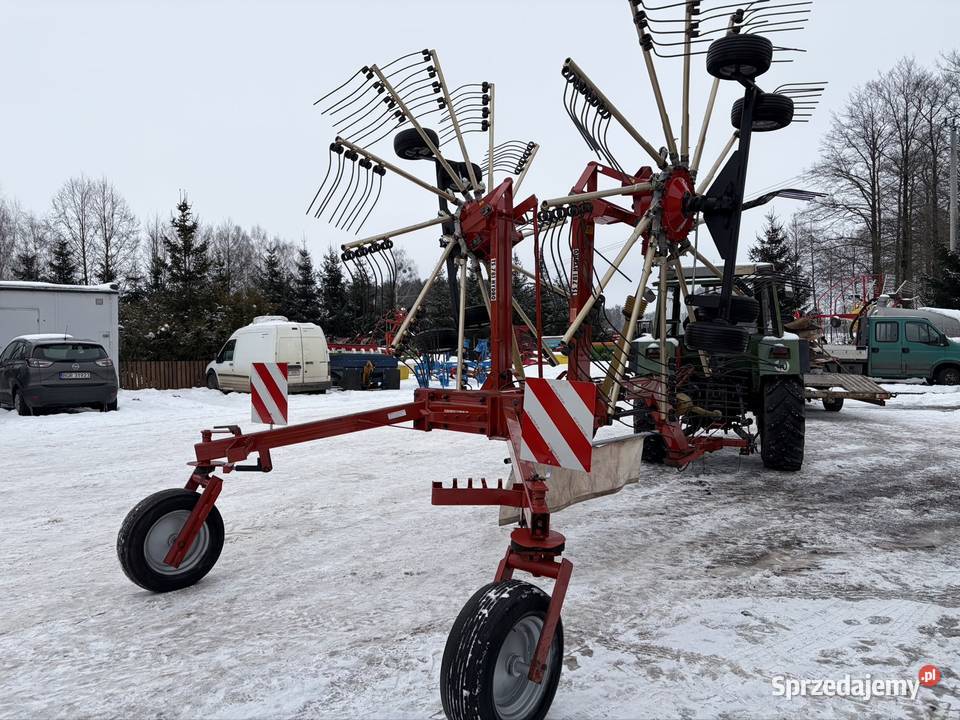 Zgrabiarka 2 karuzelowa Fella TS 781 Hydro 78m Myszyniec sprzedam