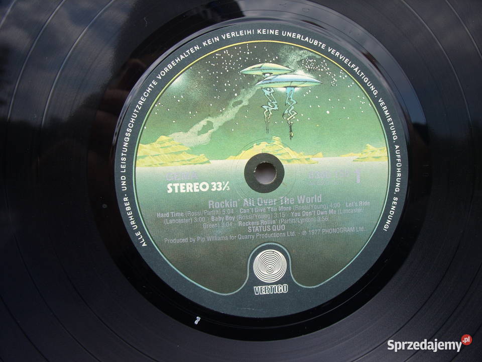 Winyl LP STATUS QUO ROCKIN AL 1977 płyta winylowa Wołów