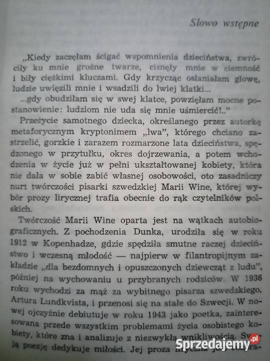 Proza duńska Winę książki Zastrzelono lwa Proza i poezja sprzedam