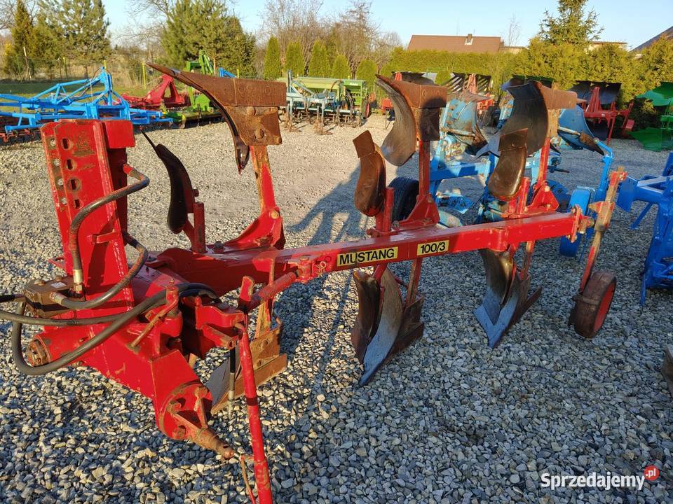 Pług 3 skibowy obrotowy KRONE Mustang 100 Golasowice sprzedam