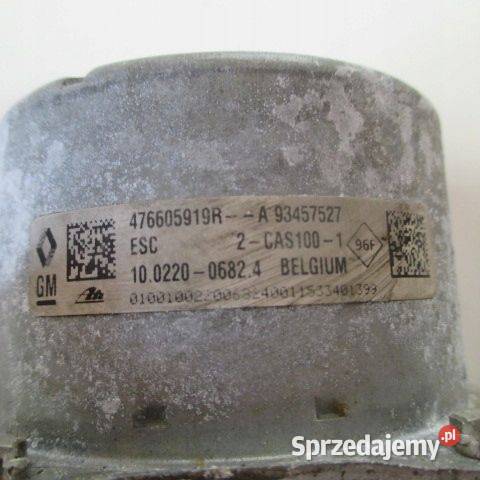 POMPA ABS TRAFIC VIVARO 16 476605919R Rakoniewice