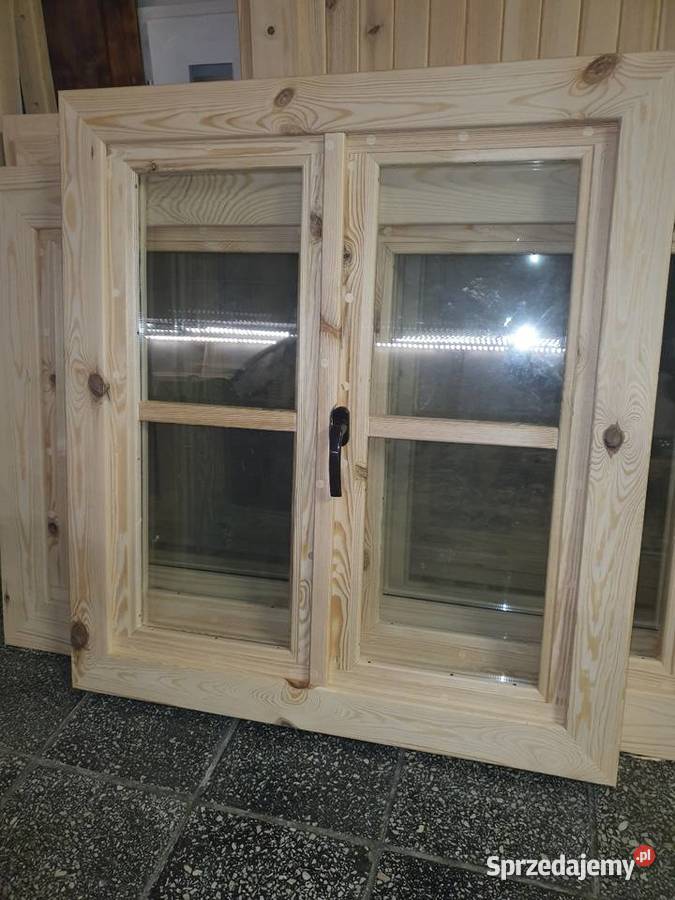 Okno drewniane 90 x 100 dostępne ręki Dom i Ogród Warszawa