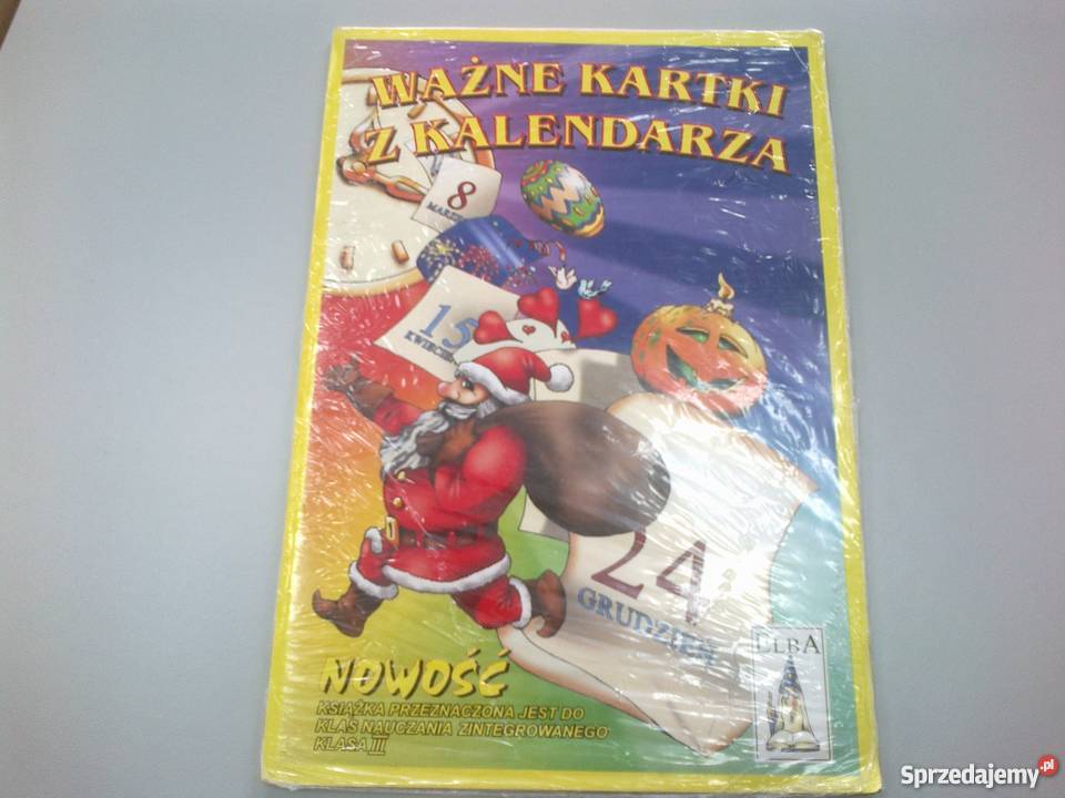 Ważne kartki z kalendarzaksiązeczka edukacyjna sprzedam