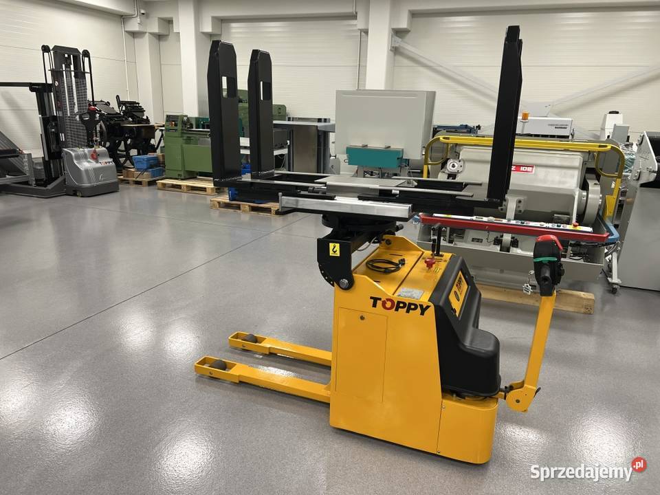 Obracarka palet papieru Toppy na wózku Radom