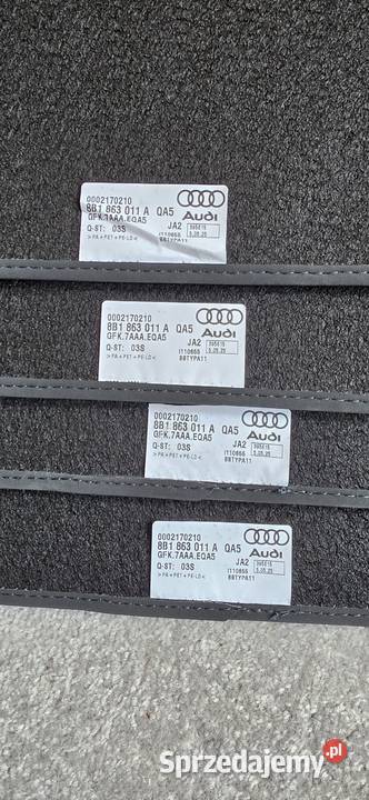 Dywaniki welurowe NOWE oryginalne 8B1863011A QA5 mazowieckie sprzedam