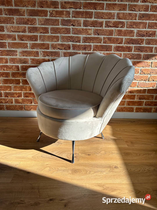 Fotel Muszelka Beżowy Różne Kolory Dostawa 0 wielkopolskie Tarchały Małe