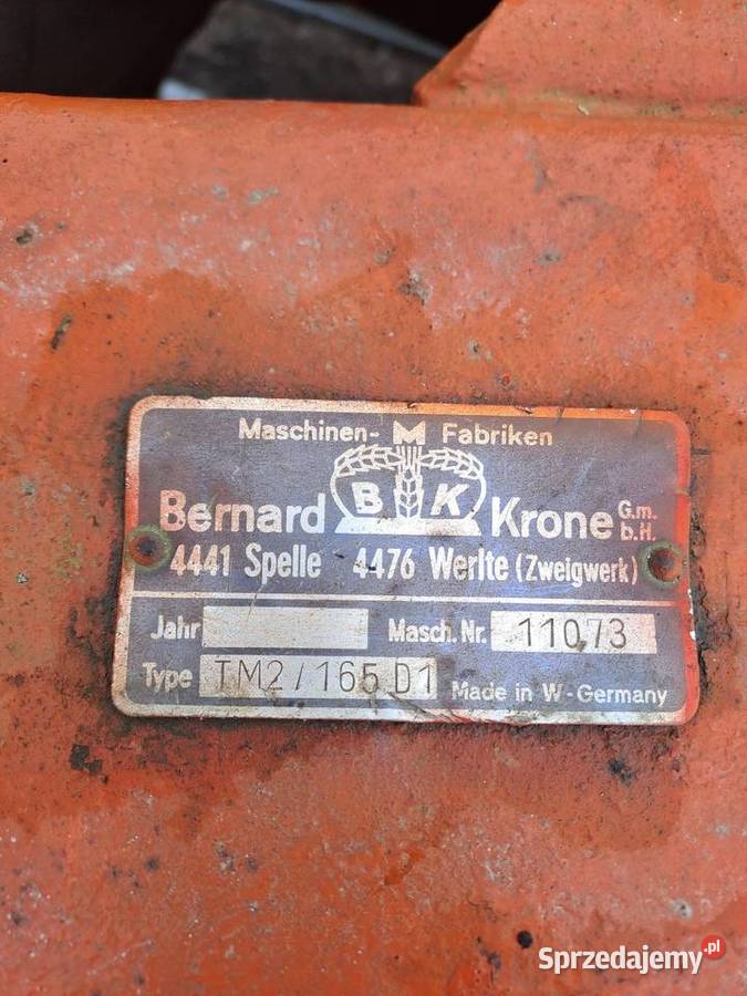 Kosiarka rotacyjna niemiecka krone świętokrzyskie Łagów